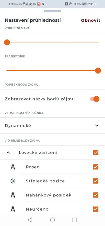 Snímka obrazovky aplikácie HUNTERRA Snímka obrazovky aplikácie HUNTERRA