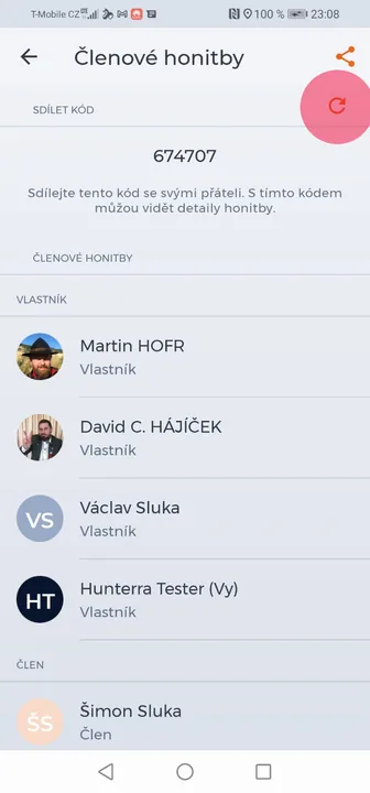 Snímka obrazovky aplikácie HUNTERRA Snímka obrazovky aplikácie HUNTERRA