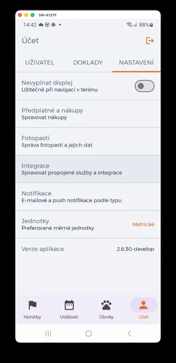 Snímka obrazovky aplikácie HUNTERRA Snímka obrazovky aplikácie HUNTERRA