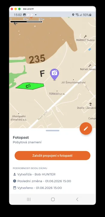Snímka obrazovky aplikácie HUNTERRA Snímka obrazovky aplikácie HUNTERRA