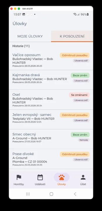 Snímka obrazovky aplikácie HUNTERRA Snímka obrazovky aplikácie HUNTERRA